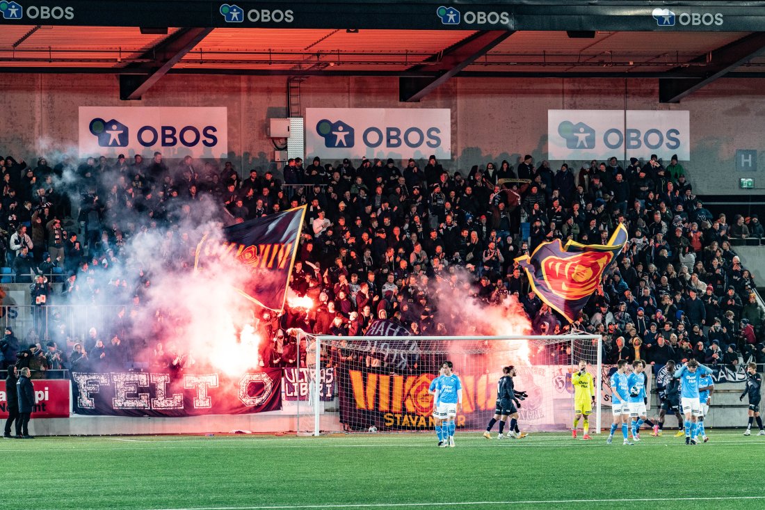 Treningskampene mellom Sandnes Ulf og Viking har de siste årene vært en skikkelig Kick-Off for publikum med fantastiske rammer. (Foto: Nanco Hoogstad)